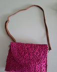 Bolso de rafia con forro interior