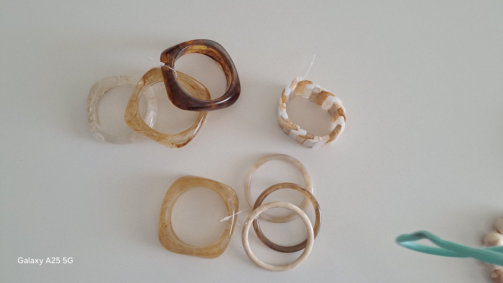 Pulseras de resina