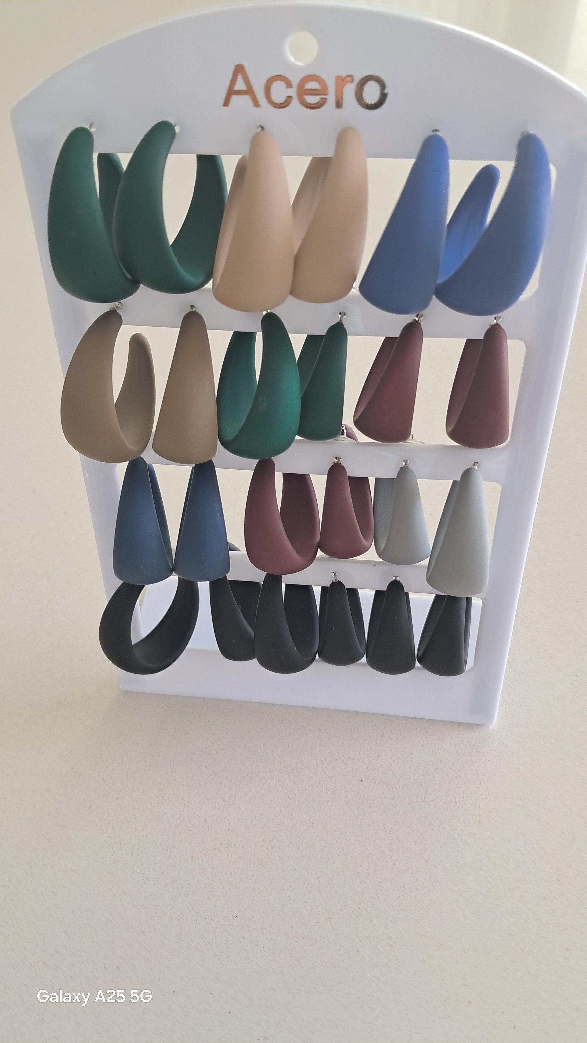 Pendientes de colores