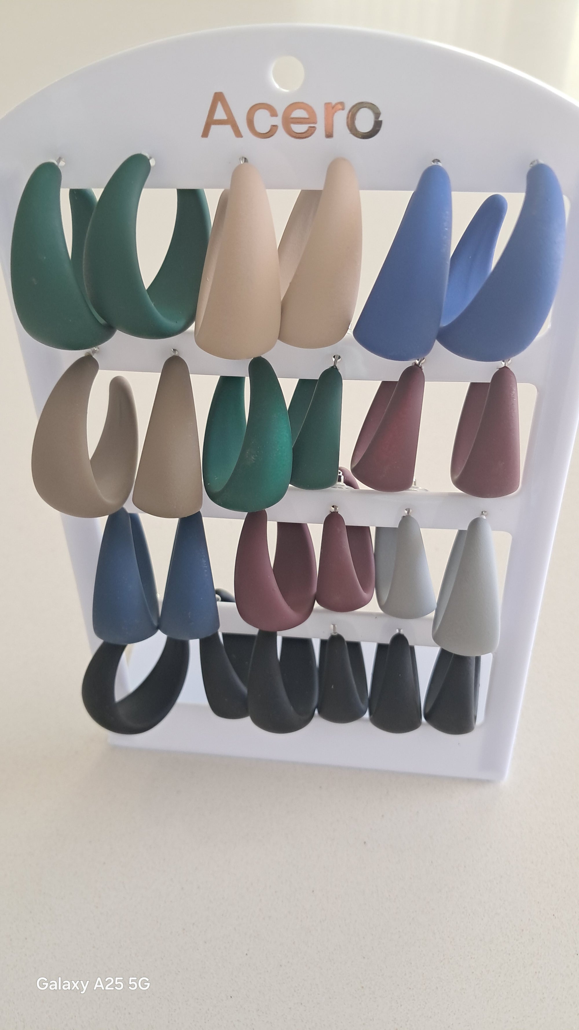 Pendientes de colores