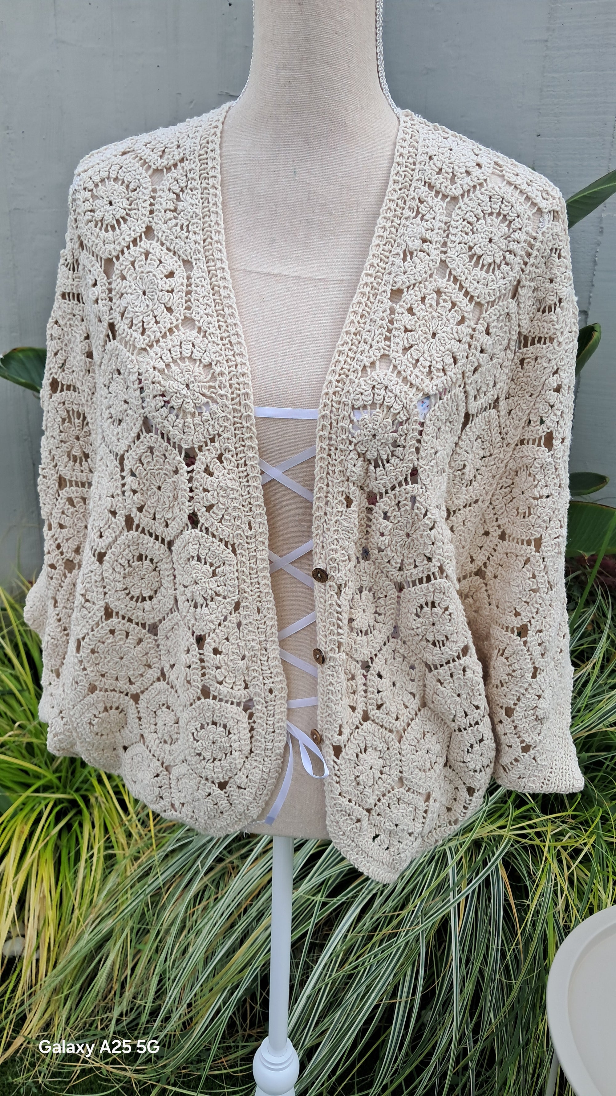 Chaqueta de croché