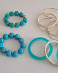 Pulseras de madera y resina