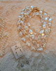 Collar de piedras de rio